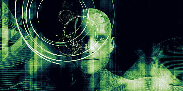 istock Digital Human Face and AI Neural Network 2209665031