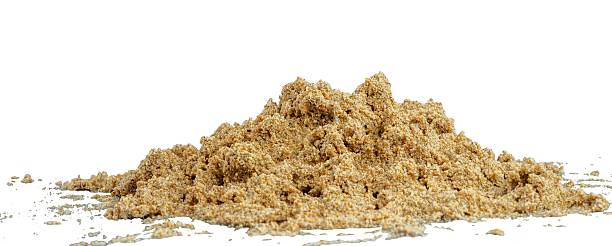 istock heap of wet sand beach 2209677567