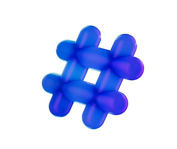 istock A glossy blue 3D hashtag symbol, representing social media and online connectivity. 3D Illustration 2209678557