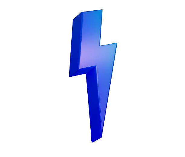 istock A glowing blue 3D lightning bolt icon with a sleek, modern and electrifying look. 3d illustration 2209678735