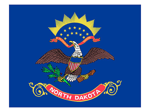 istock Federal flag of NORTH DAKOTA 2209679537