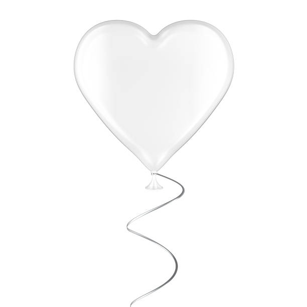 istock Transparent Heart Balloon, clear balloon. 3D rendering 2209685320
