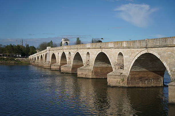 istock Meric Bridge over Meric River, Edirne, Turkiye 2209686353