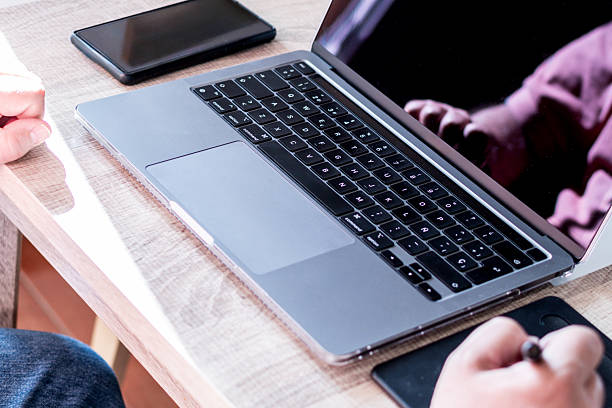 istock Mobile, laptop and graphic tablet 2209693466