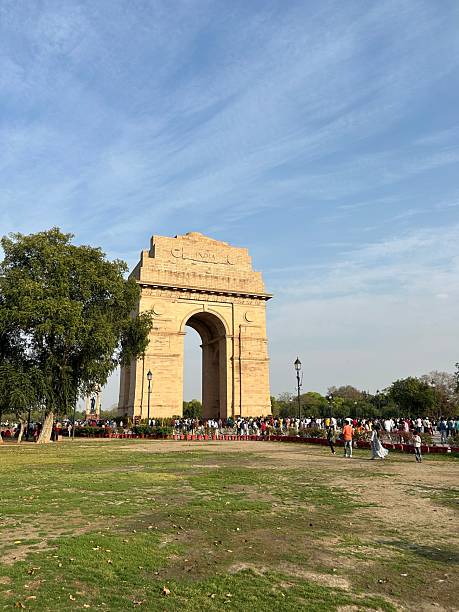 istock India Gate with a clear blue sky in New Delhi. 2209696040