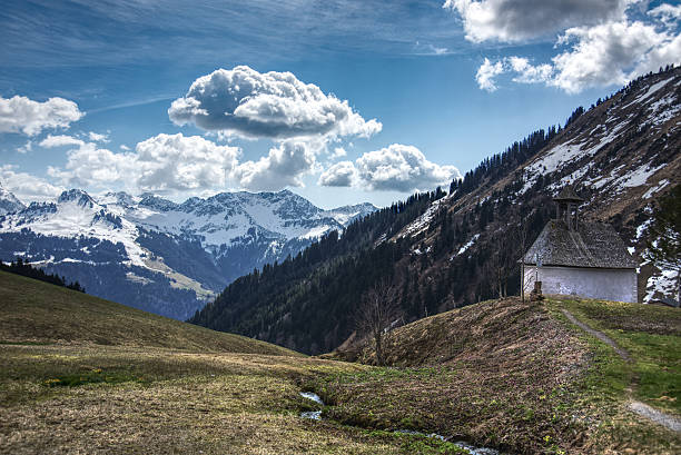 View from Faschinajoch, bregenzer wald; Österreich