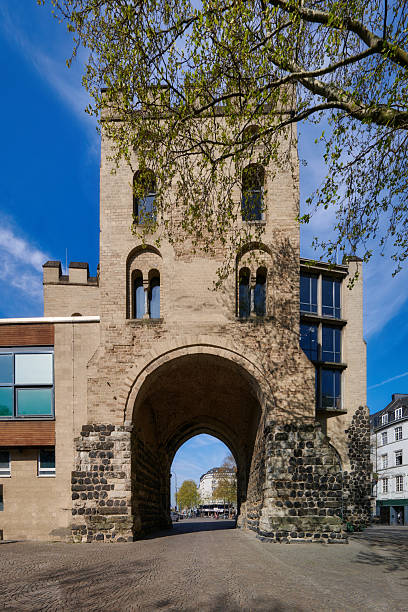 istock The medieval Hahnentorburg in Cologne 2209701286
