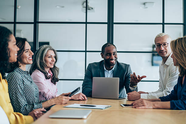 istock Business persons on meeting in the office. 2209704545