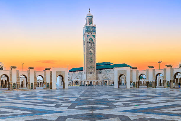 istock Casablanca, Morocco. Sunrise over The Hassan II Mosque. 2209706029