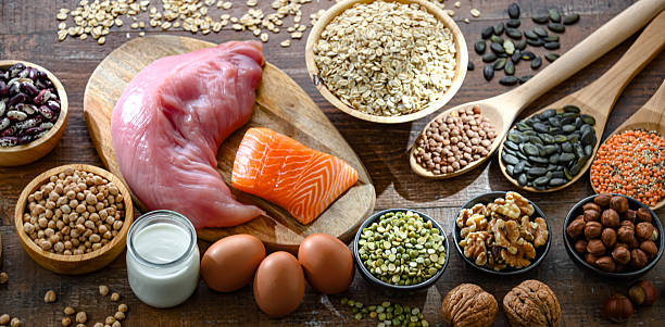 istock Food products rich in protein. High-protein diet 2209708237