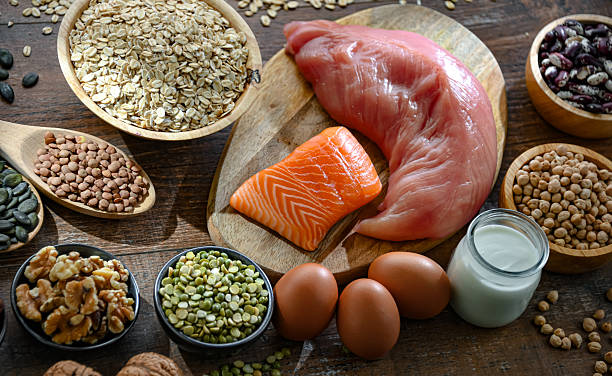 istock Food products rich in protein. High-protein diet 2209708253