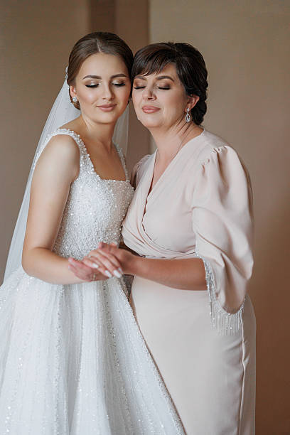 istock A bride and her mother are standing together 2209715414