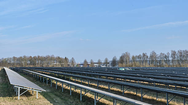 istock Solar park at GZI Next energy hub in Emmen, Netherlands 2209720994