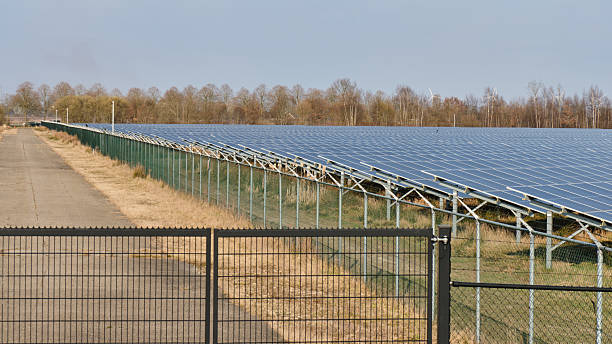 Solar park at GZI Next energy hub in Emmen, Netherlands