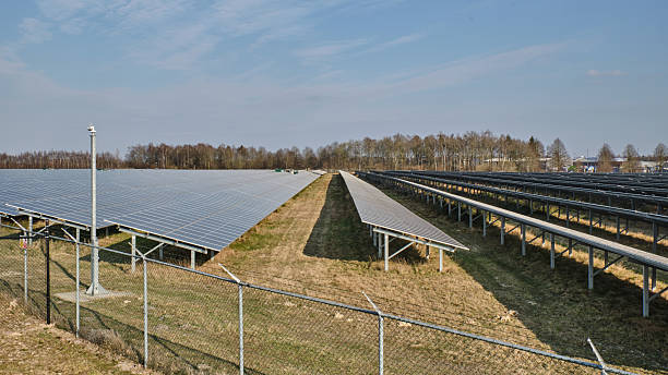 istock Solar park at GZI Next energy hub in Emmen, Netherlands 2209721024