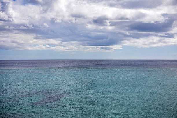 Horizon of stillness: The Atlantic Ocean stretches endlessly when seen from Lanzarote. A moment of pure island serenity
