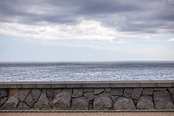 Horizon of stillness: The Atlantic Ocean stretches endlessly when seen from Lanzarote. A moment of pure island serenity
