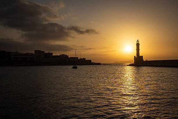istock Egyptian Lighthouse at Chania Town Harbour on Crete, Greece 2209729132