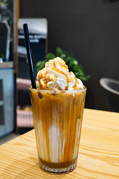 istock Iced Coffee With Whipped Cream Drizzle 2209733214