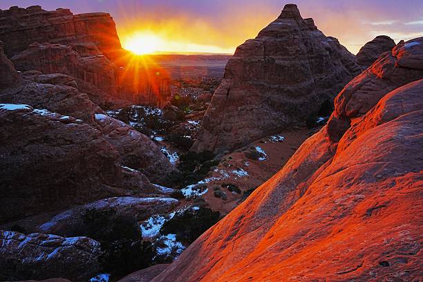 istock Devils Campground Sunset at Arches National Park Utah 2209733510