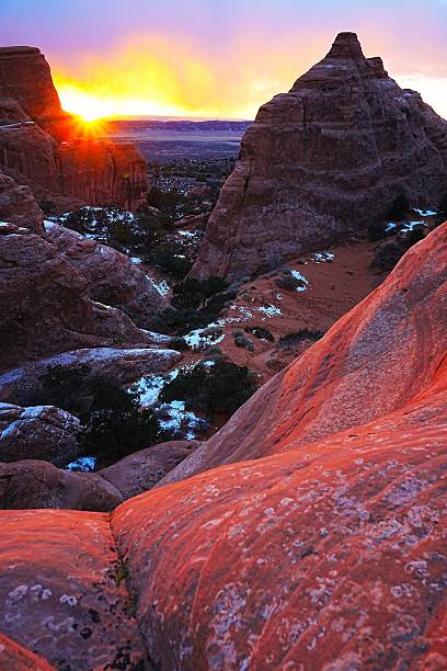 istock Devils Campground Sunset at Arches National Park Utah 2209733569