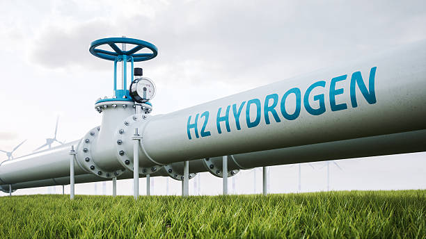 istock Clean Hydrogen Transport Pipeline in Renewable Energy Landscape 2209739180