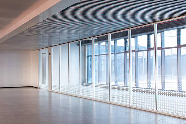 istock The interior corridor of a modern and bright office 2209743586