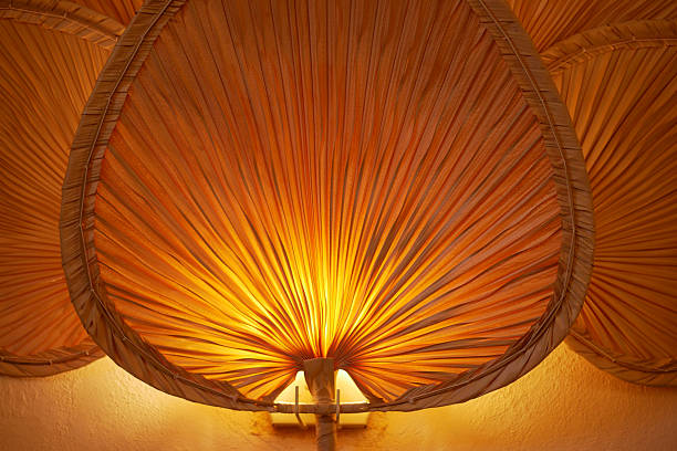 istock An Elegant Pleated Lampshade that provides a Warm and Inviting Glow 2209743693