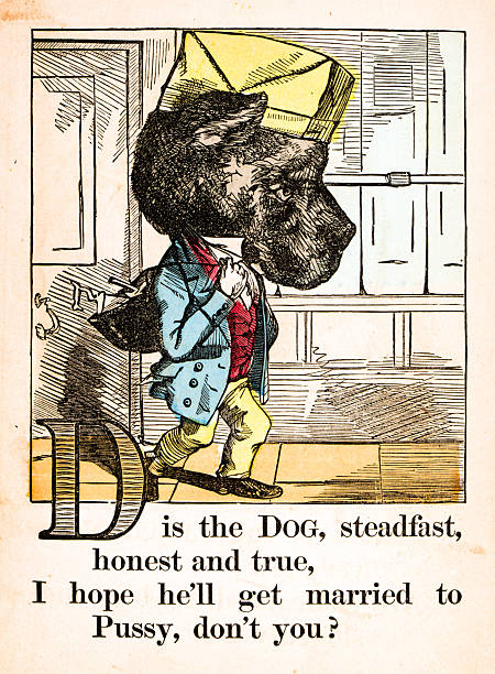 istock Antique color illustration from children's book (1868), Alphabet Nursery Rhyme 2209743974