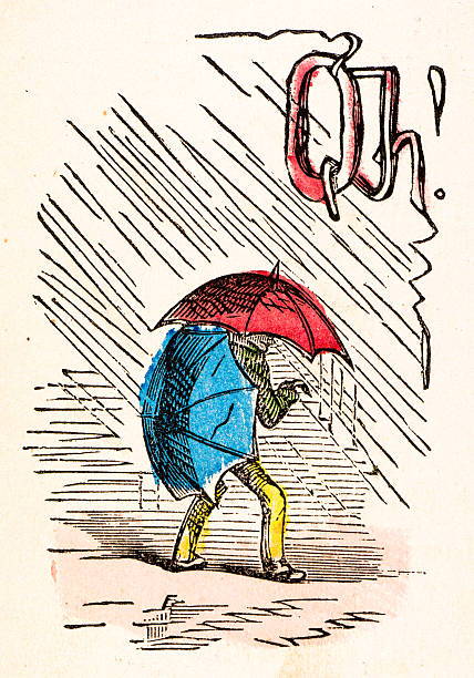 Antique color illustration from children's book (1868)