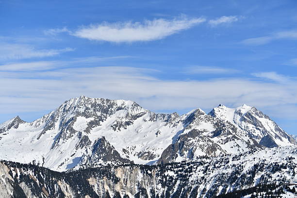 istock French alps on a sunny day under the clouds by winter covered with snow 2209749037