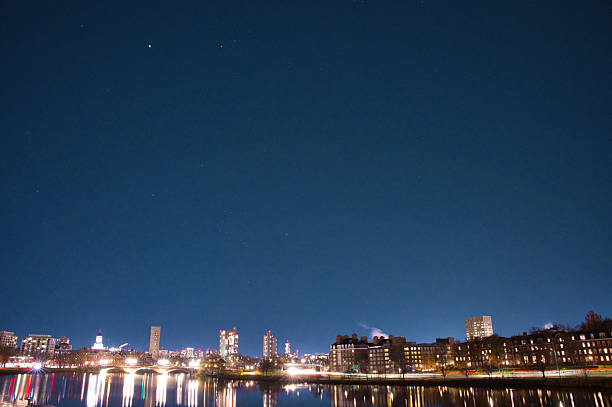stars shine on the city in boston