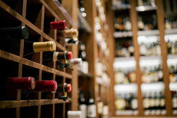 istock Storing Wine Bottles in a Wooden Wine Rack 2209753962