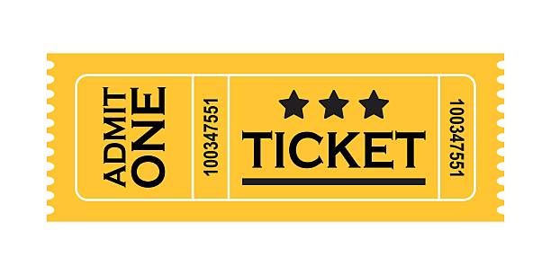 istock Ticket icon in flat style. Coupon vector illustration on isolated background. Voucher sign business concept. 2209769005