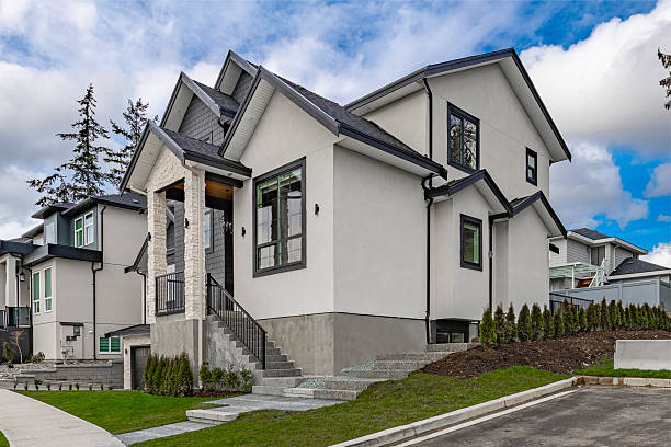 istock Exterior new construction home house 2209779833