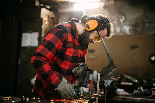 istock Craftsman working on soldered meta 2209783615