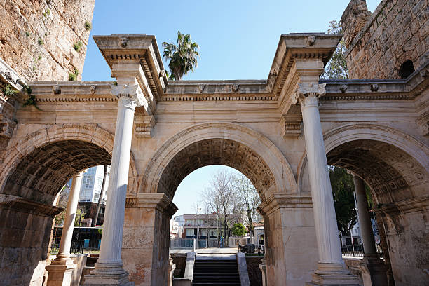 Hadrians Gate in Antalya City, Turkiye