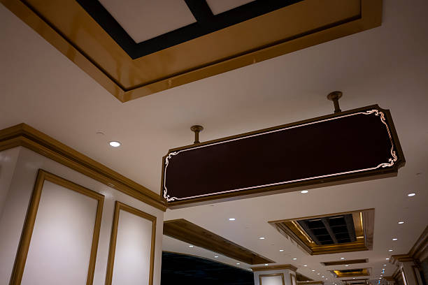 A metal handrail along a hallway.