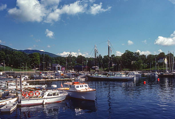Rockport Maine - Harbor - 1985
