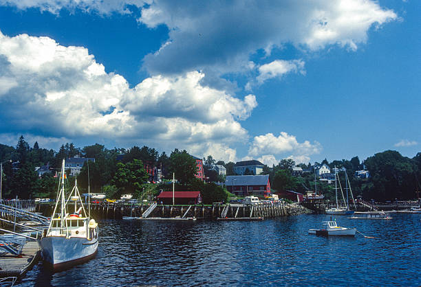 istock Rockport Maine - Harbor View - 1985 2209834958