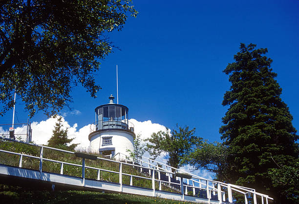 Maine - Owls Head Lighthouse & Steps - 1985
