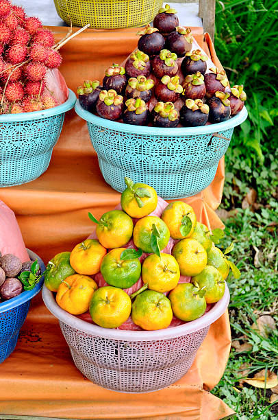 Fruits, Tropical Fruits, Market Stall, Bali, Indonesia