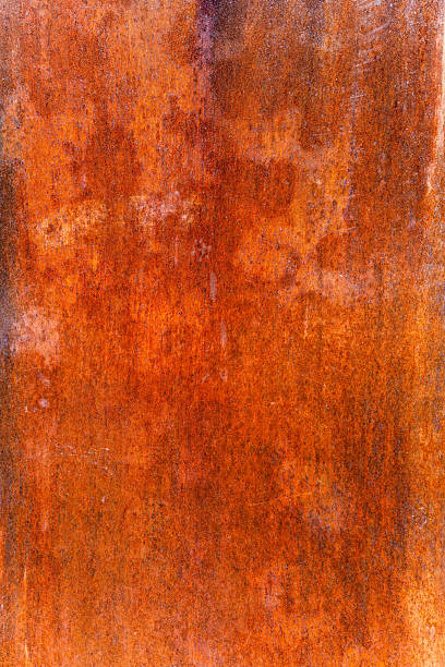 istock Orange-brown rusted metal texture 2209837509