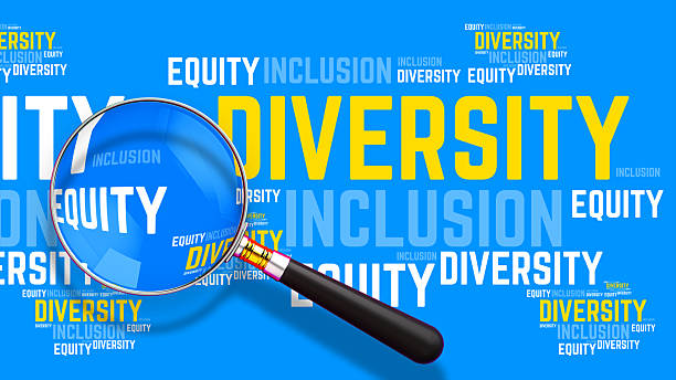 istock Diversity Equity Inclusion Word Cloud - Magnifying Glass on Core Concepts 2209845627