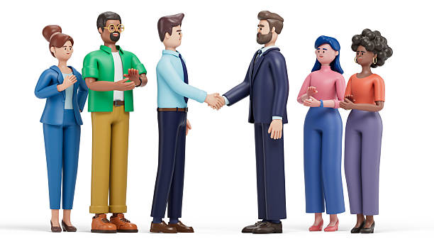 istock Handshake ceremony, mutual agreement, diverse partnership 2209857919