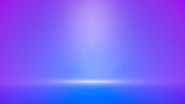 istock Grainy Gradient noise texture blue, purple background vibrant web poster, banner, cover header backdrop design, Abstract dark color empty dark scene, spotlights reflection on the floor 2209883580