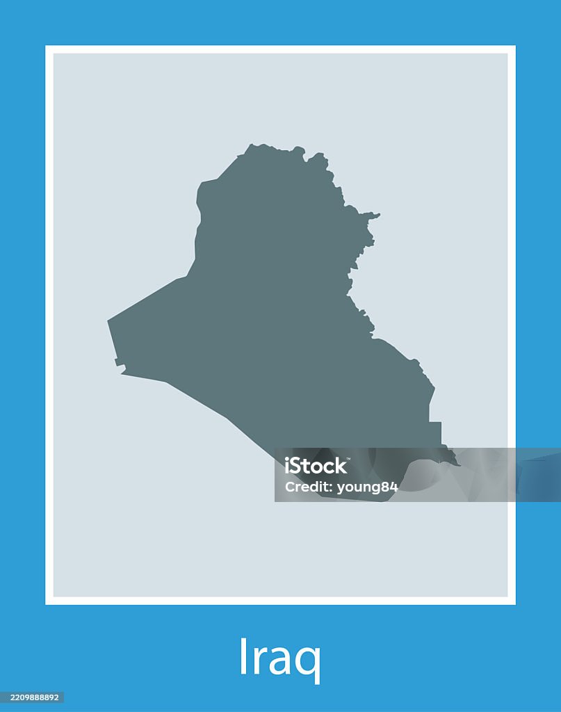 Iraq Layout Iraq Map Stock Illustration - Download Image Now - Asia, Backgrounds ...