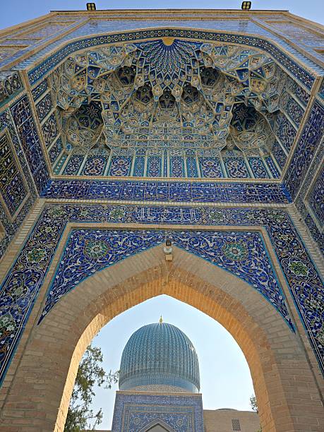 istock The Blue Domes and Golden Sands of Samarkand 2209896372