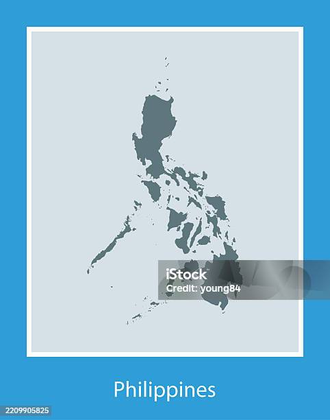 Philippines Raster Map Download Philippines Map Stock Illustration - Download Image Now - Asia ...