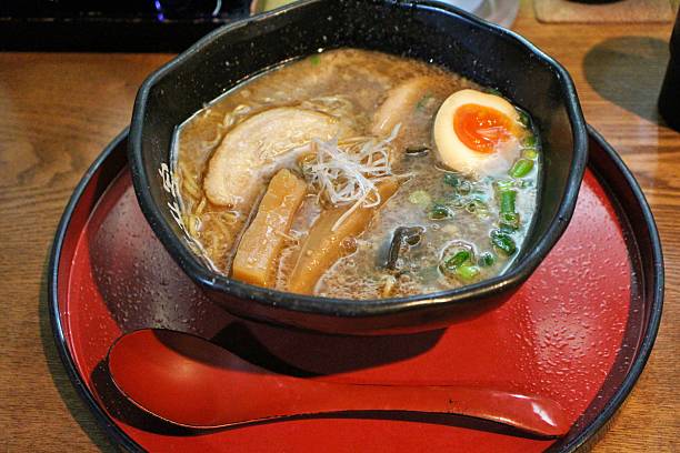 istock Niboshi (dried sardine) ramen in Kurashiki, Japan 2209909276